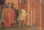 michele di matteo lambertini The Emperor Heraclius Carries the Cross to Jerusalem (mk05) Sweden oil painting artist